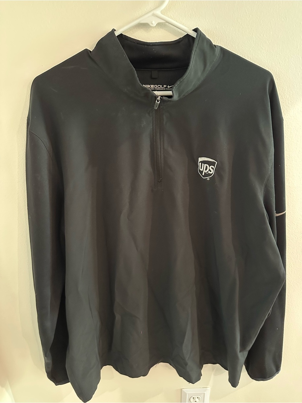 Nike Black Golf Dri-FIT Quarter-Zip Pullover